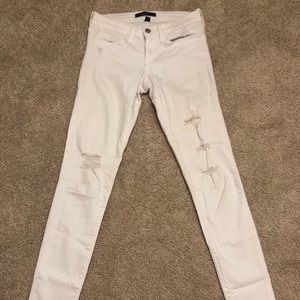 White Ripped Jeans from Flying Monkey